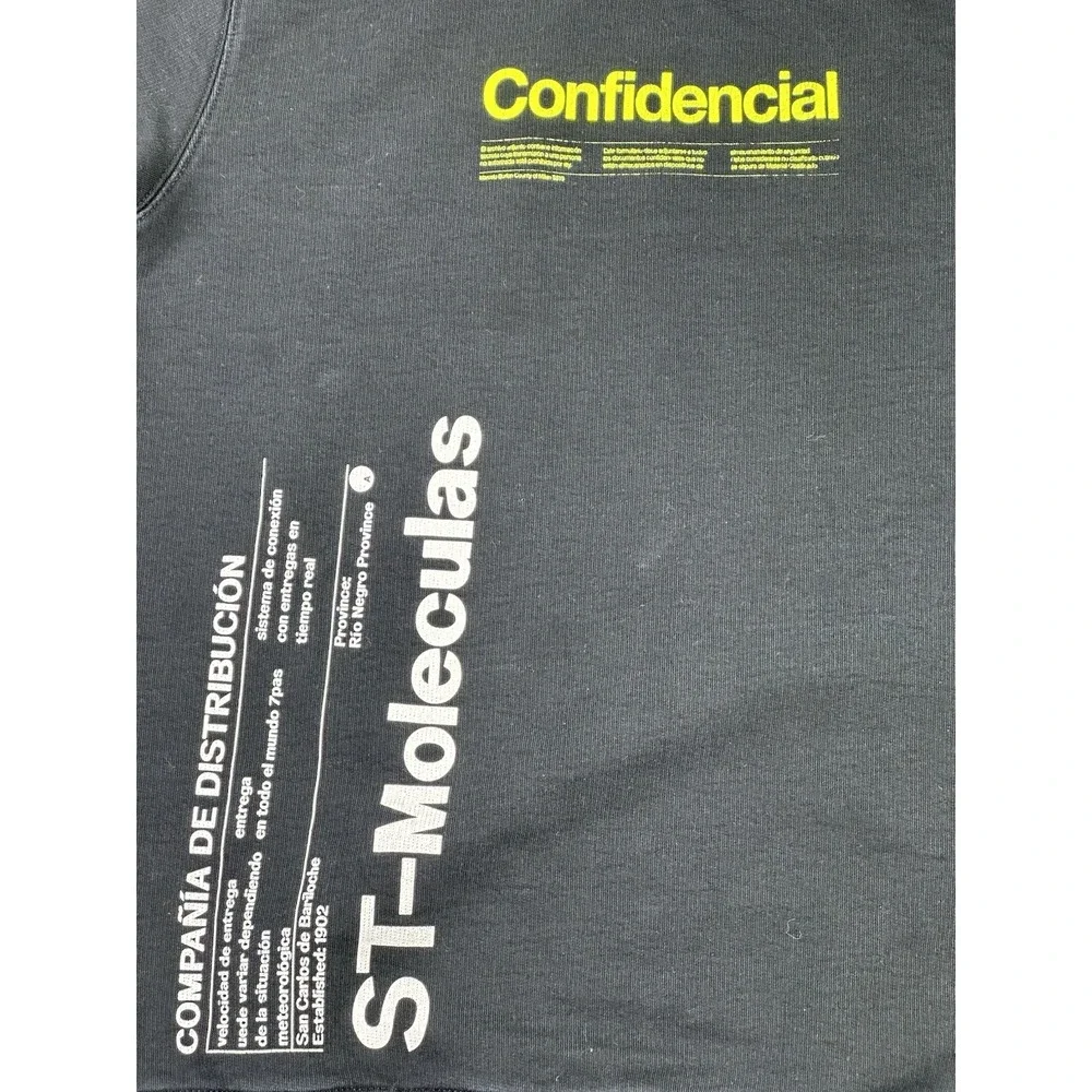 Marcelo Burlon County‎ of Milan Confidencial ST Moleculas Graphic Sweatshirt L